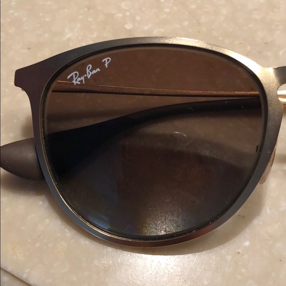 Gold Ray Ban Sunglasses - Picture 5 of 6